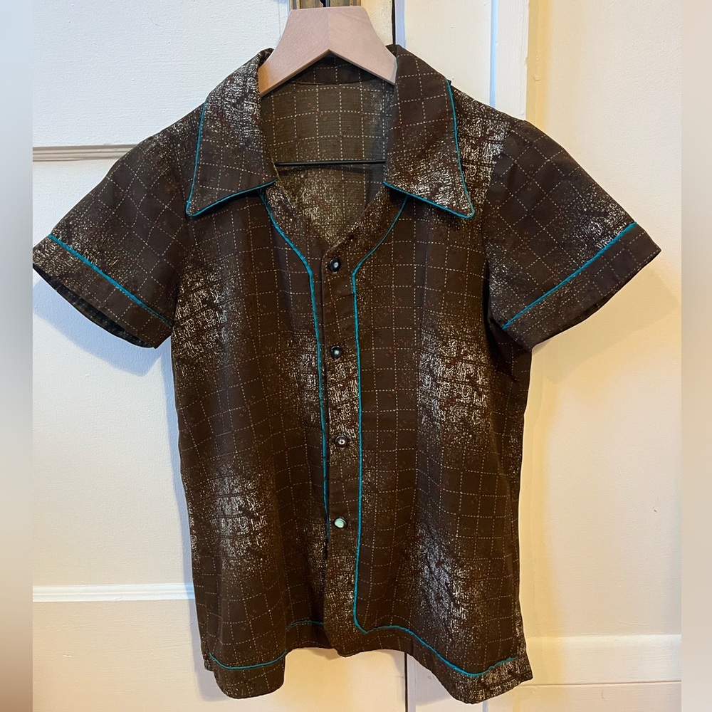 Vintage Handmade Women’s Button-up Shirt